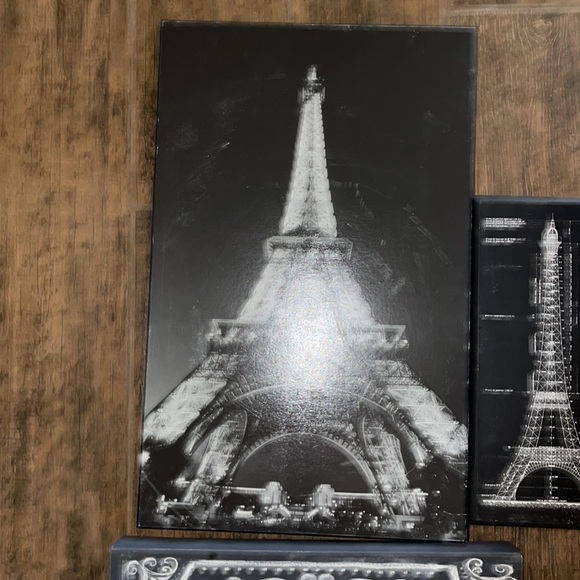 Paris Is Alway Good Idea Canvas Frame Eiffel Tower Architectural Structure lot 3 - Picture 4 of 4